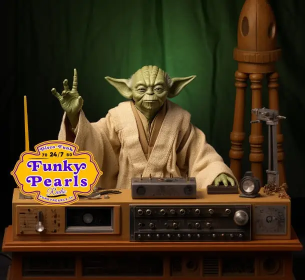 Maitre yoda mardi soir dans un studio de musique pas de pochette radio funk funky pearls