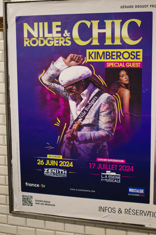 Nile Rodgers sera aux Zénith de Paris le 26 juin 2024 avec Kimberose en guest