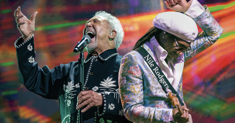 Tom Jones & Nile Rodgers & Chic avec Billy Ocean en Concert à Dublin