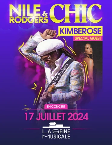 CHIC ft. Nile Rodgers et Nile Rodgers Boulogne-Billancourt