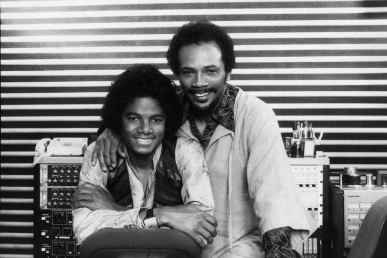 Michael Jackson and Quincy Jones