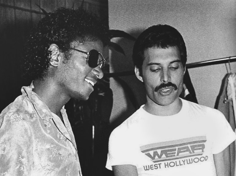 Michael Jackson et Freddie Mercury