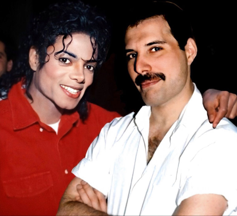 Michael Jackson et Freddie Mercury