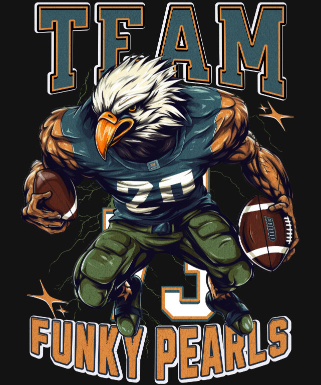 Un aigle représentant la Team Funky Pearls Radio