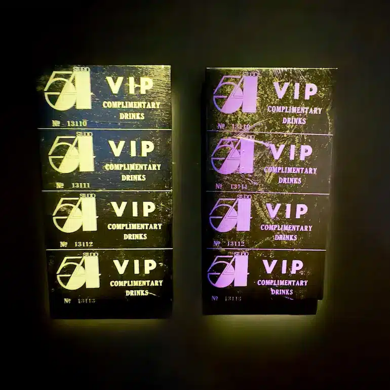 Tickets vip studio 54 