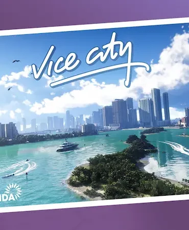 Vice city postcard landscape - gta 6 soundtrack